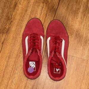 Vans Men's Bold Red Sneakers